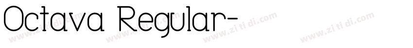 Octava Regular字体转换